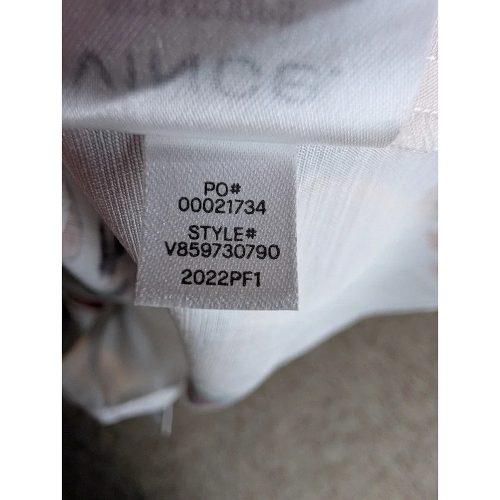Vince White Floral Gauze Shirred Midi Skirt XS Romantic Minimalist Cottage Chic - Picture 9 of 13
